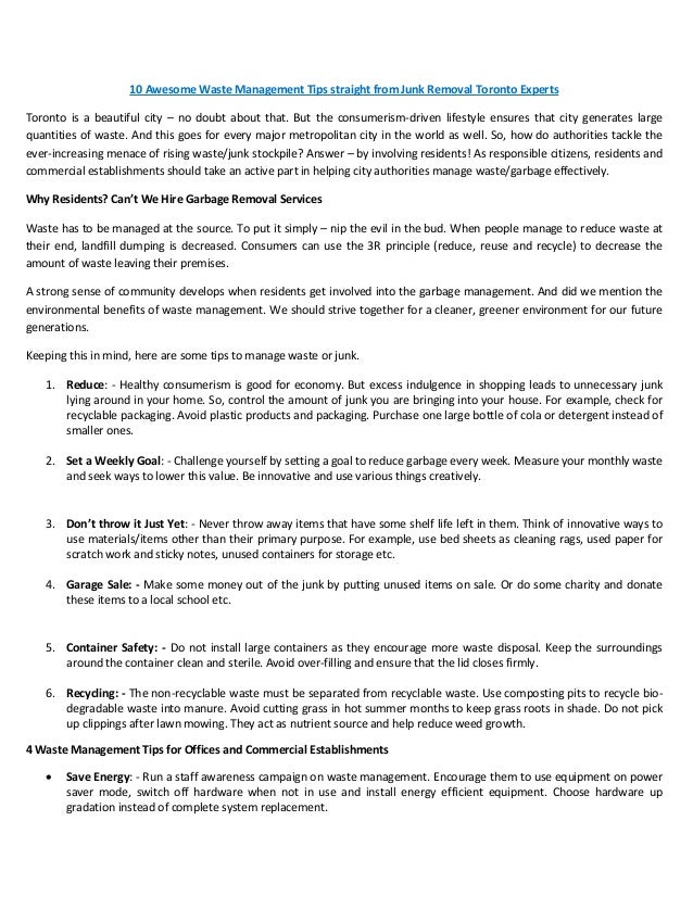 We Haul Guide to Junk Removal Service Toronto