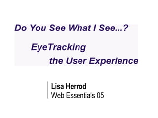 Lisa Herrod   Web Essentials 05 