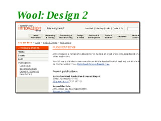 Wool: Design 2 