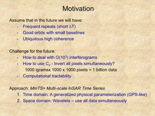 MotivationAssume that in the future we will have:Frequent repeats (short DT)