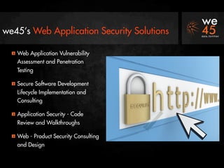 we45 - Web Application Security Testing Case Study | PDF