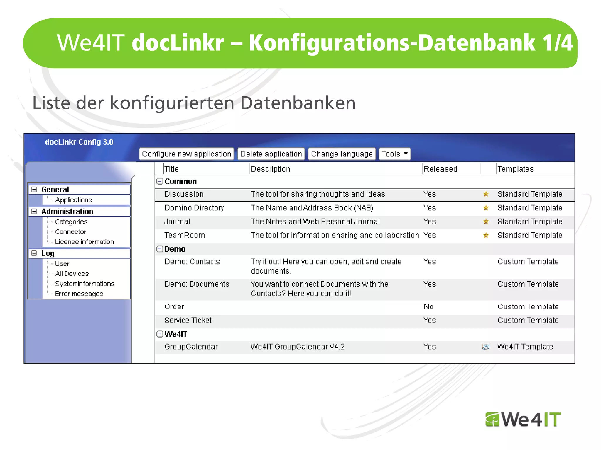We4IT docLinkr – Konfigurations-Datenbank 1/4

Liste der konfigurierten Datenbanken




  Mastertitelformat bearbeiten
 