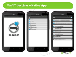 We4IT docLinkr – Native App




Mastertitelformat bearbeiten
 