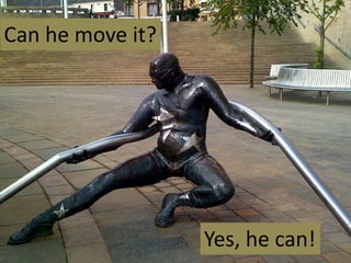 Can he move it?

Yes, he can!

 