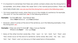 Understanding Weak and Strong Forms in English Phonology: Stress on ...