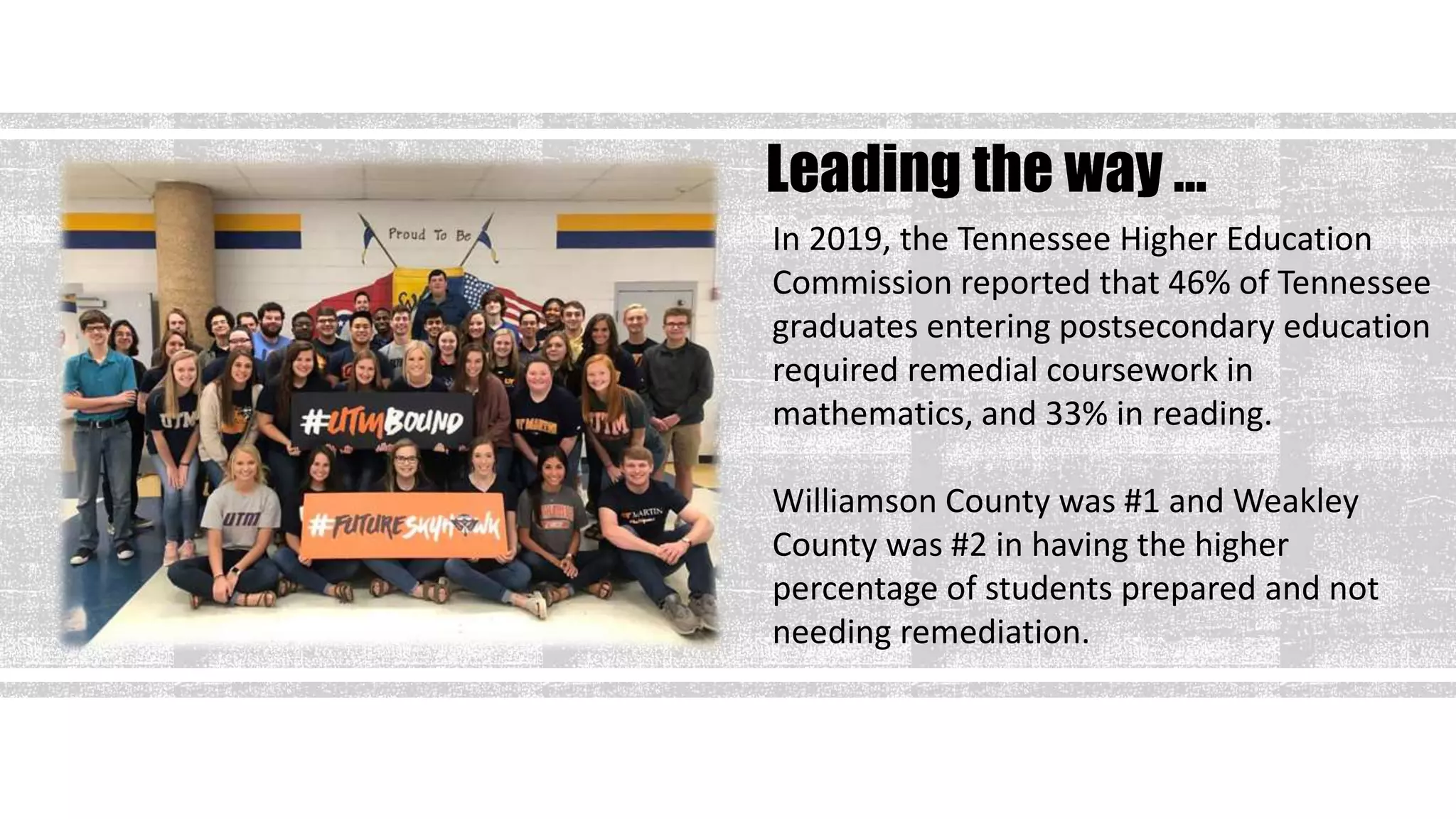 Weakley County Schools at a Glance 2019
