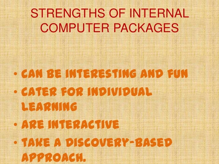 Weakness and strengths of computer