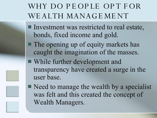 Wealth Management Solutions – An Overview | PPT