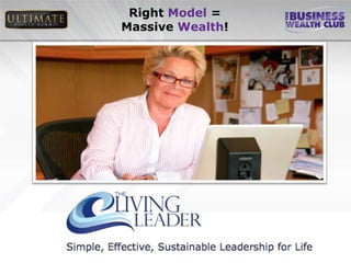 Right Model =
Massive Wealth!
 