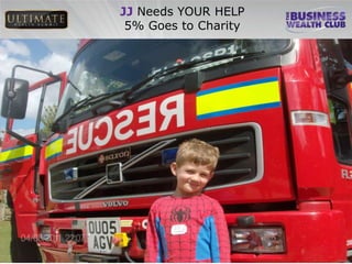 JJ Needs YOUR HELP
 5% Goes to Charity
 