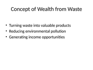 Wealth from Waste: Advancing Circular Economy and Sustainable ...