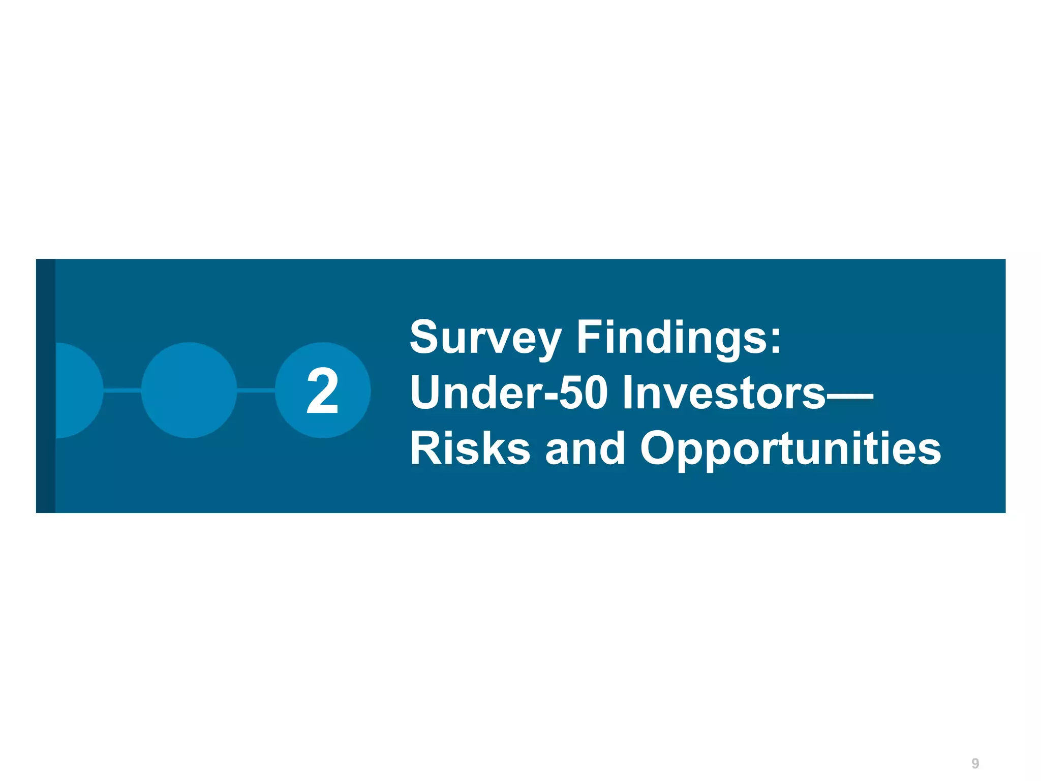 Survey Findings:        Under-50 Investors—Risks and Opportunities92