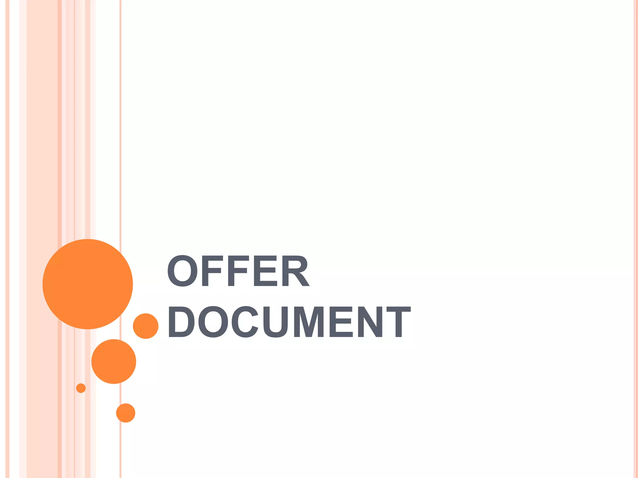 OFFER   DOCUMENT