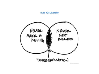 Rule #3: Diversify 
 