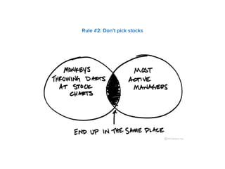Rule #2: Don’t pick stocks
 