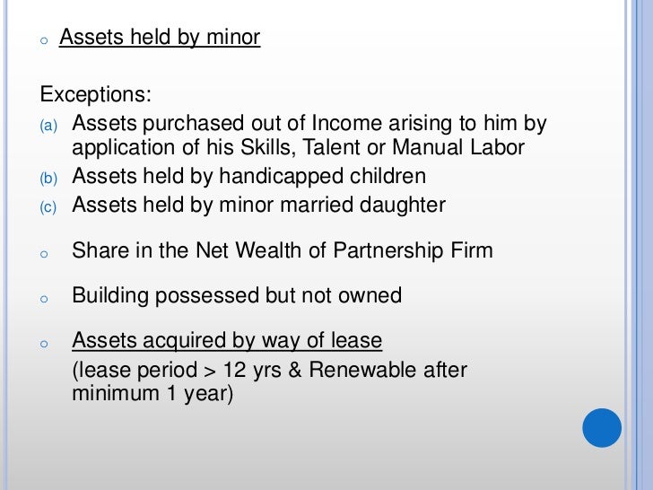 wealth tax net worth of partnership firm