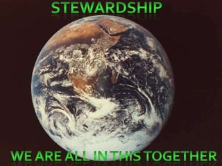 STEWARDSHIPWe are all in this together