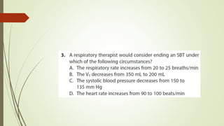 mechanical ventilation weaning