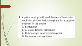 mechanical ventilation weaning