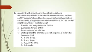 mechanical ventilation weaning