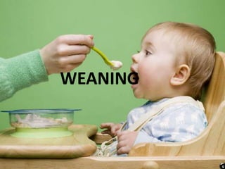 WEANING
 