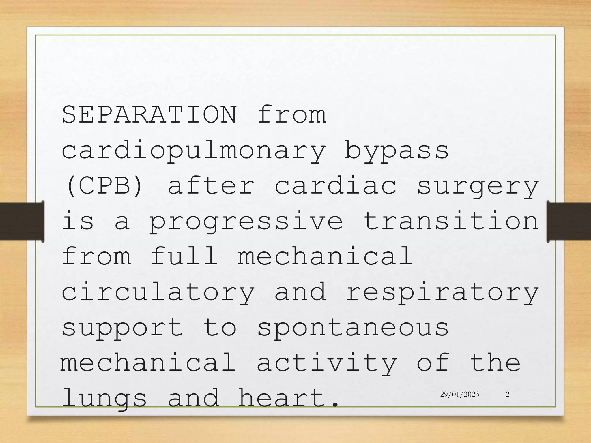 WEANING FROM CPB.pptx
