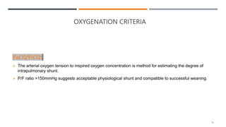O2 Weaning Protocol Weaning from mechanical ventilation.pptx