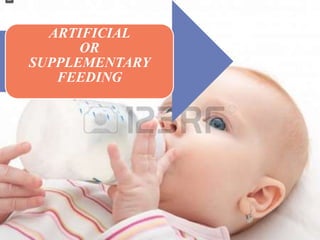 ARTIFICIAL
OR
SUPPLEMENTARY
FEEDING
 