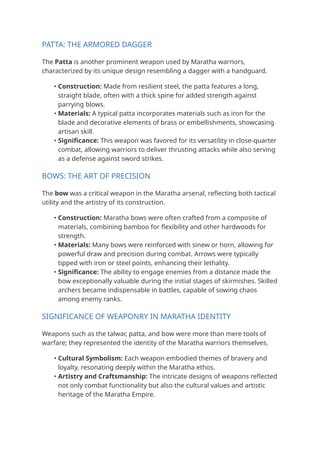 Iconic Weapons of the Maratha Empire - PDF | PDF
