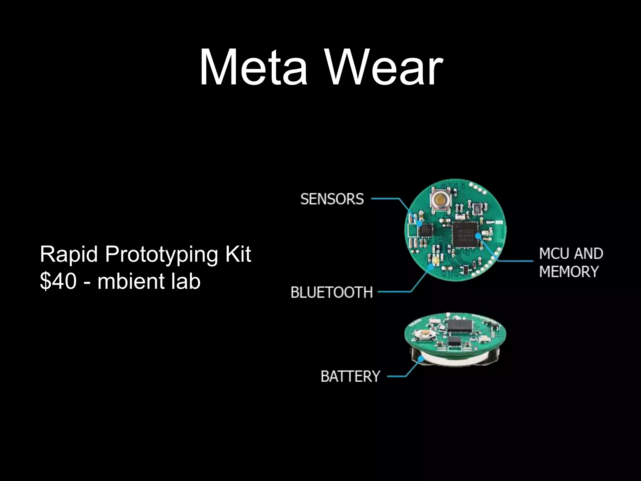 Meta Wear
Rapid Prototyping Kit
$40 - mbient lab
 