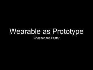 Wearable-First Design and Accessibility