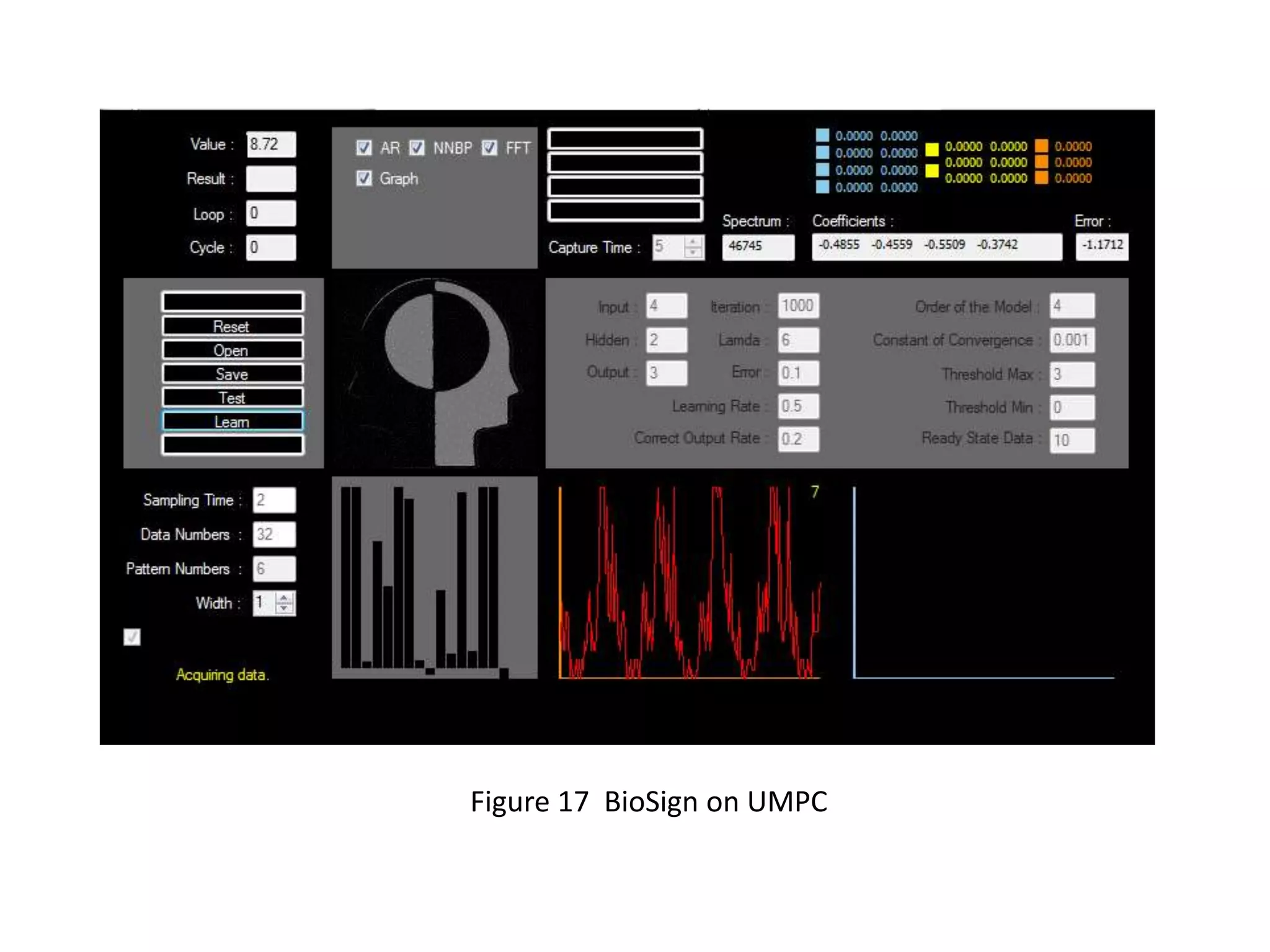 Figure 17 BioSign on UMPC

 