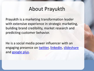 Breaching frontiers
“The Happiness Blanket” offered by British
Airways is embedded with LEDs and connected
via Bluetooth to a headband containing sensors
that read electrical fluctuations in the wearer’s
neurons. If brain activity indicates that the wearer
is calm and relaxed, the surface of the blanket
turns blue. If the wearer is stressed or anxious,
the blanket turns red.
Page 9
 
