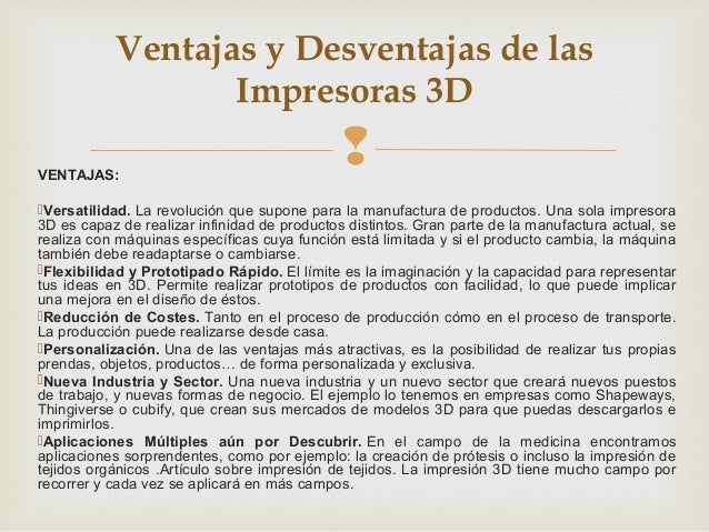 wearables e impresora 3d ventajas de la impresion 3d