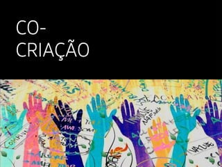CO
CRIAÇÃO
CO-
CRIAÇÃO
 