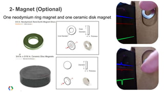 One neodymium ring magnet and one ceramic disk magnet
2- Magnet (Optional)
 