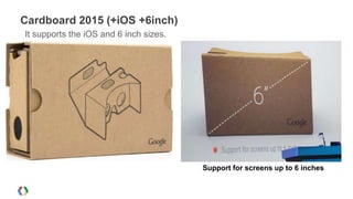 Cardboard 2015 (+iOS +6inch)
It supports the iOS and 6 inch sizes.
Support for screens up to 6 inches
 