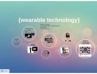 Wearable technology (Prezi)