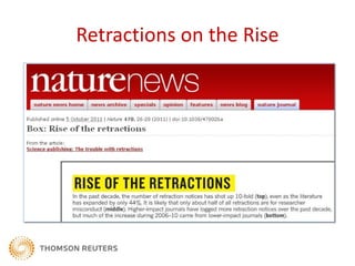 Retractions on the Rise
 
