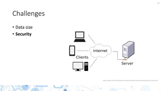 51
Challenges
• Data size
• Security
https://www.inf-schule.de/kommunikation/netze/module/sockets/konzept_clientserver
 