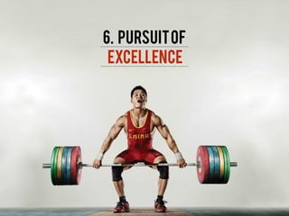 6. PURSUITOF
EXCELLENCE