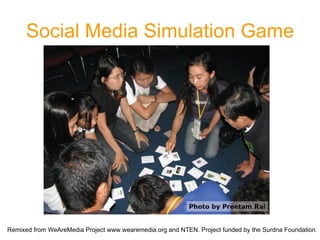 Social Media Simulation Game 