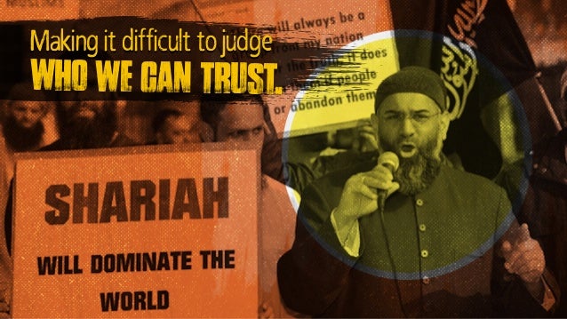 Making it difficult to judge
who we can trust.
 