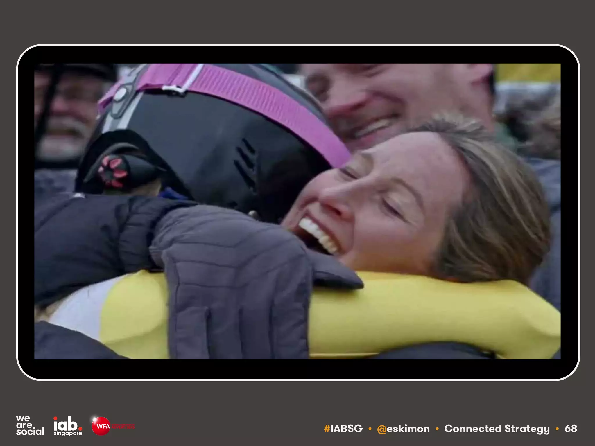 #IABSG • @eskimon • Connected Strategy • 72
TIP #3: USE YOUR BRAND’S VALUES
TO BUILD YOUR BRAND’S VALUE
 