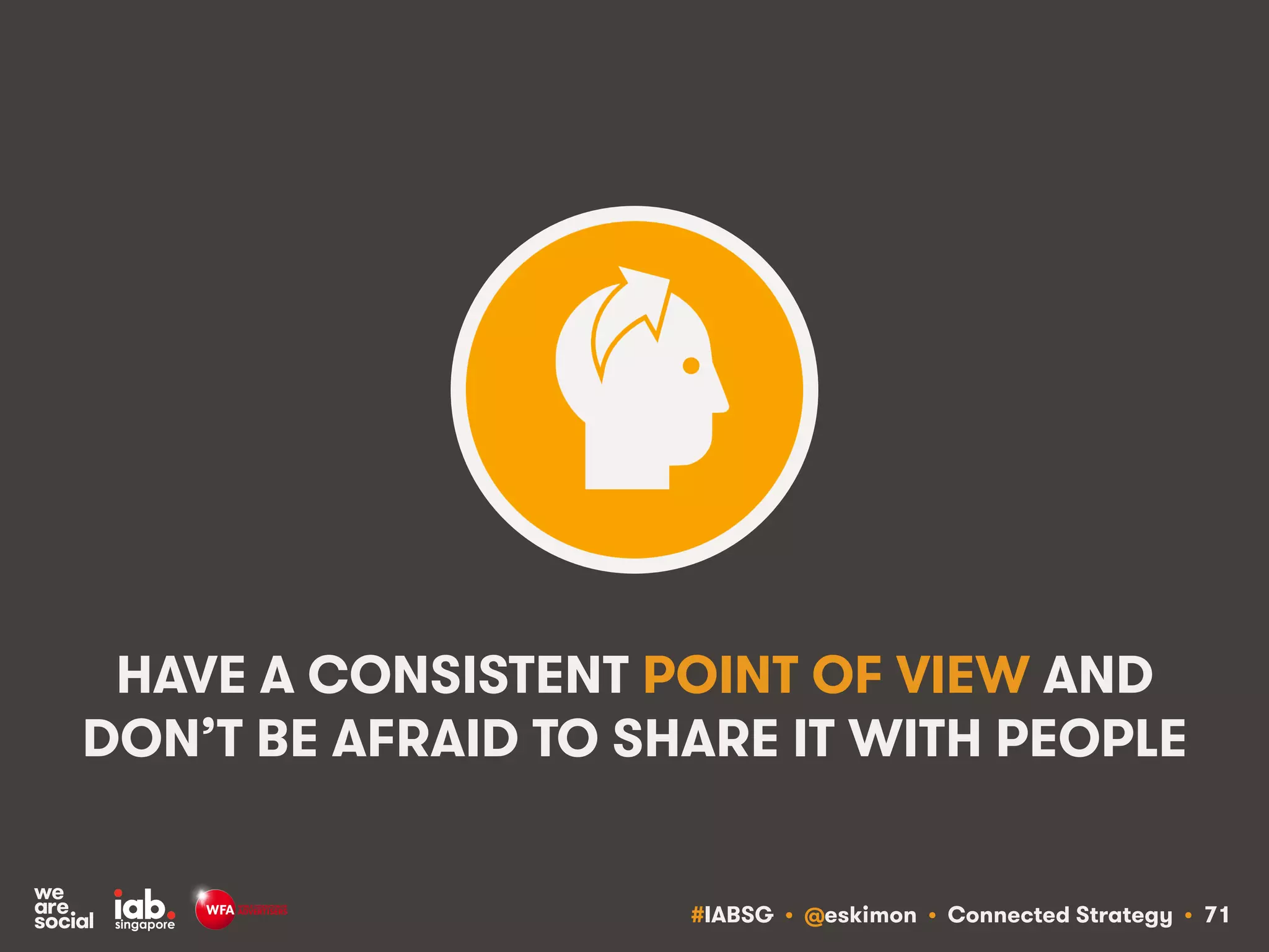 #IABSG • @eskimon • Connected Strategy • 75
BUT WE’RE CONFUSING
ATTENTION WITH ATTRACTION
VS
 