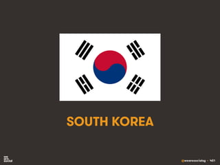 @wearesocialsg • 401
SOUTH KOREA
 