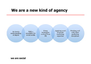 We are a new kind of agency
 