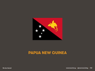 PAPUA NEW GUINEA 
We Are Social wearesocial.sg • @wearesocialsg • 152 
 