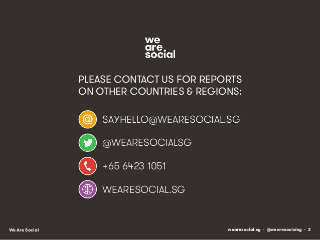 Social, Digital & Mobile Around The World (January 2014) Slide 3