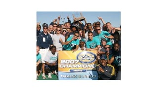 We are uncw track & field presentation